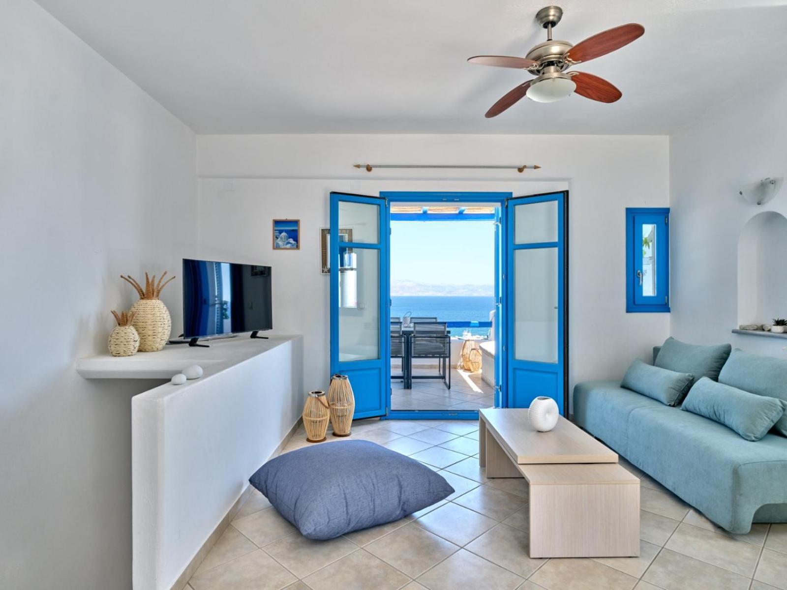 Paros Luxury Villa 2Mins From The Beach Piso Livadi Exterior photo